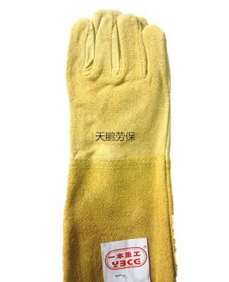 一本重工長皮電焊手套 耐高溫防護，保障焊接作業(yè)安全